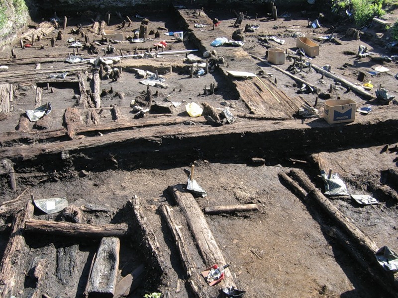 Дом викингов в Старой Ладоге, археологические раскопки