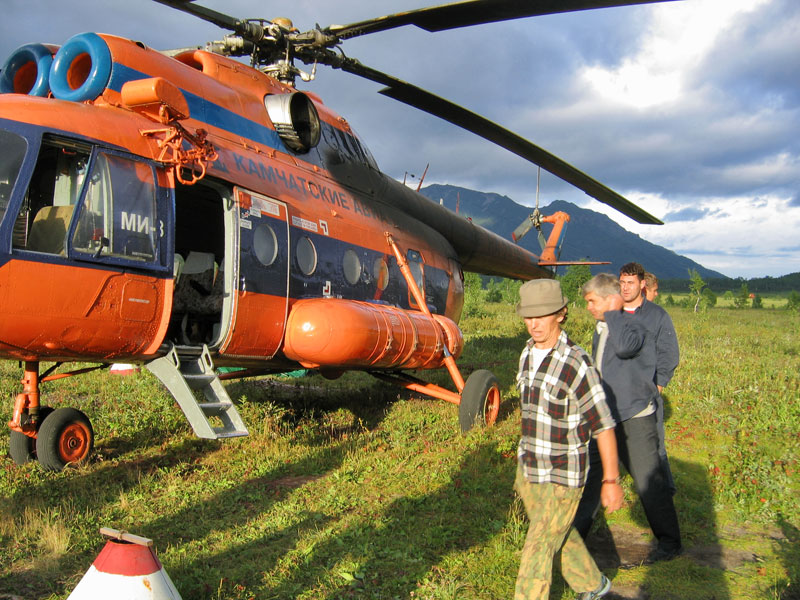 Вертолет в Налычево