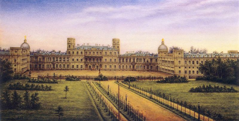 Гатчинский дворец. Роспись по фарфору, вторая половина XIX века