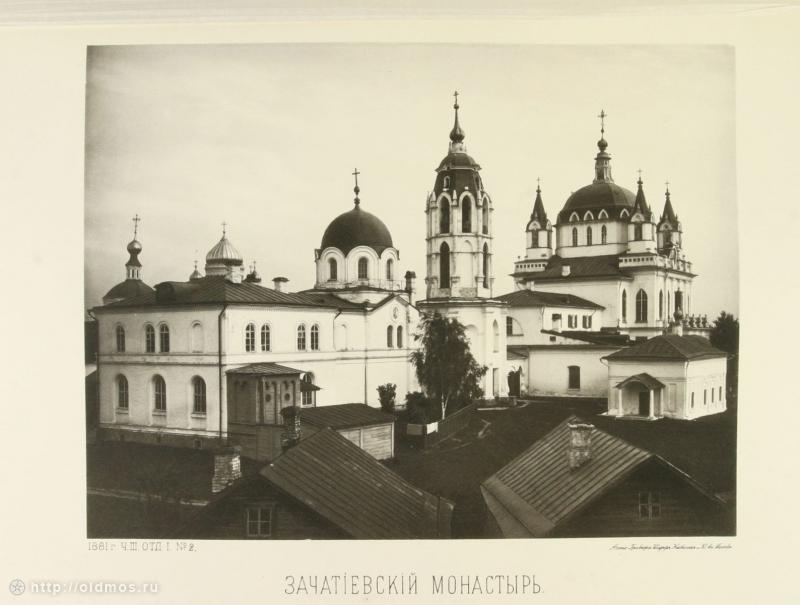 Зачатьевский монастырь, церковь Сошествия Святого Духа и собор Рождества Пресвятой Богородицы