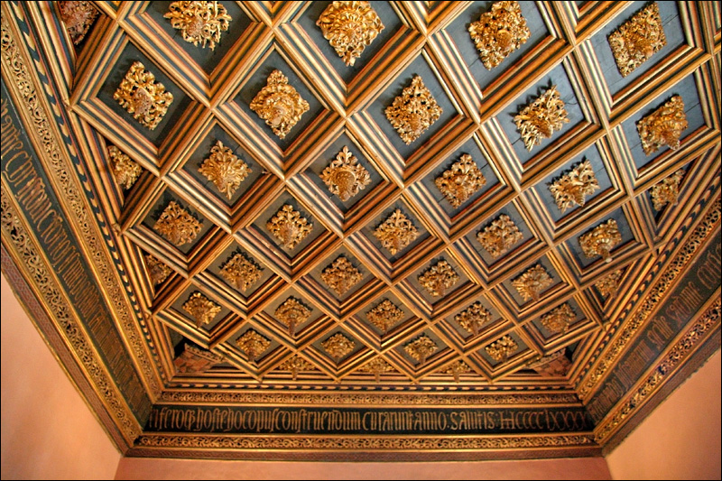 Дворец Альхаферия, покои Католических королей, потолок, Сарагоса