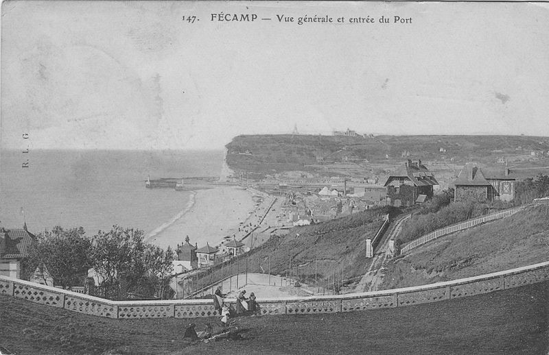 Панорама Фекана, фото 1914 года