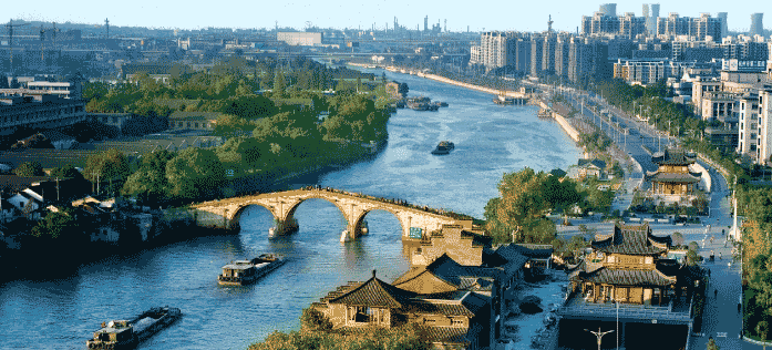 Великий китайский канал в Ханчжоу