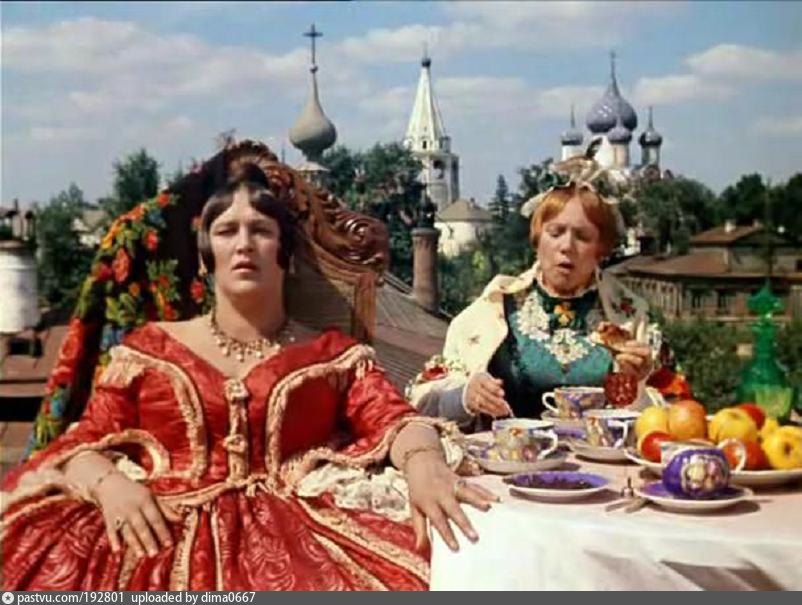 Кадр из фильма "Женитьба Бальзаминова"