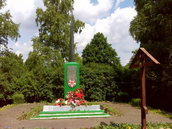 Коростынь, Памятник землякам, погибшим в Великой Отечественной войне