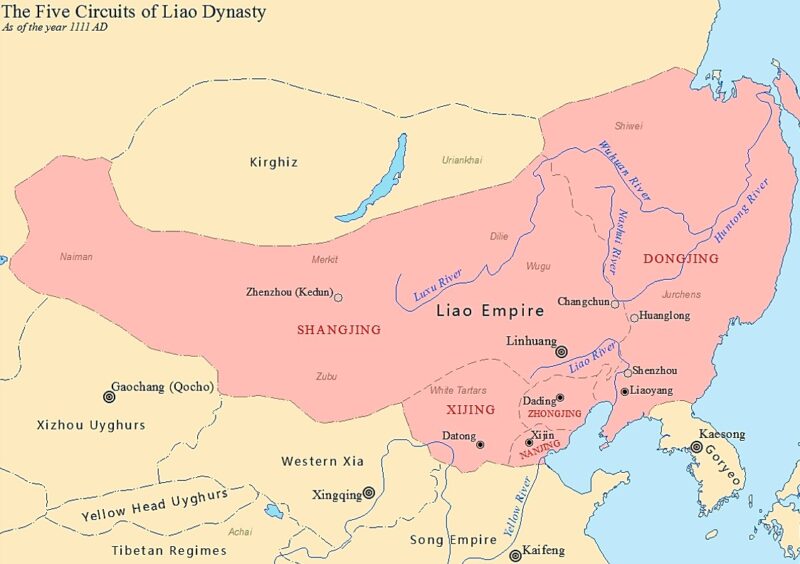 Империя Ляо ок. 1111 года