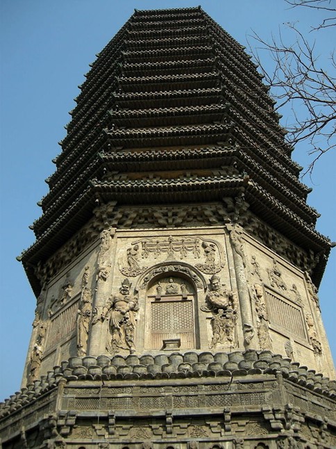 пагода монастыря Тяньнин 天宁寺 в Пекине
