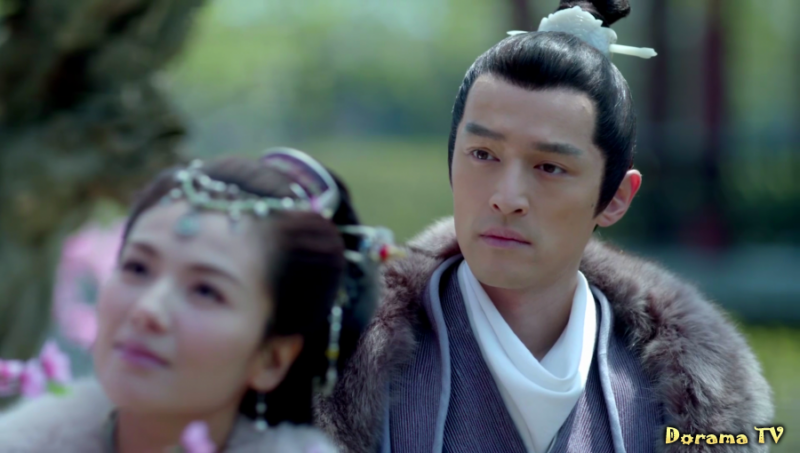 Лю Тао в роли принцессы Нихуан и Ху Гэ в роли Линь Шу и Мэй Чансу в дораме "Список Ланъя"